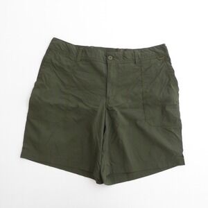 REI Co-op Womens Hiking Shorts Green Sahara Guide Plus Size 20W